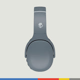 Skullcandy Crusher EVO Cascos Over-Ear Inalámbricos con Sensory Bass, 40 h de Autonomía, Micrófono, Compatibles con iPhone Android y Dispositivos Bluetooth - Gris