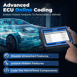 TOPDON Dispositivo de diagnóstico Auto ArtiDiag Pro, codificación en línea&Control bidireccional, diagnóstico Completo del Sistema a Nivel OE, 35+Funciones de Servicio, actualización Gratuita de 2