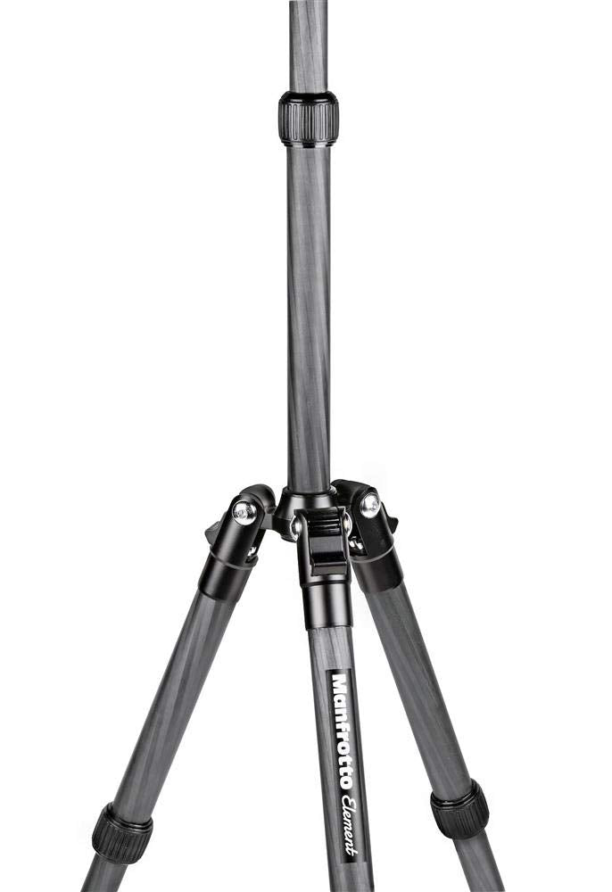 Manfrotto MKELES5CF-BH - Trípode element traveller pequeño con rótula de bola, fibra de carbono