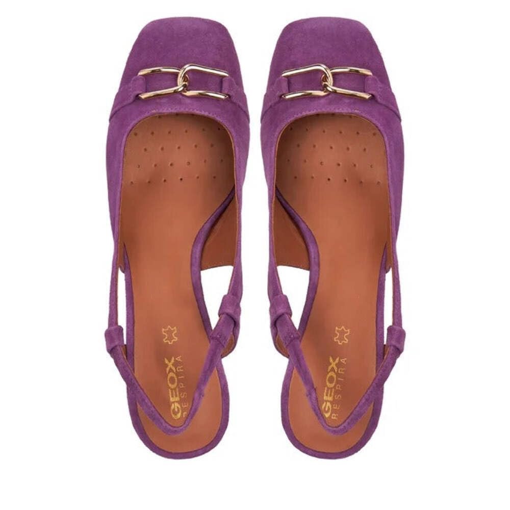 Geox D Coronilla, Bomba Mujer, Purple, 39 EU