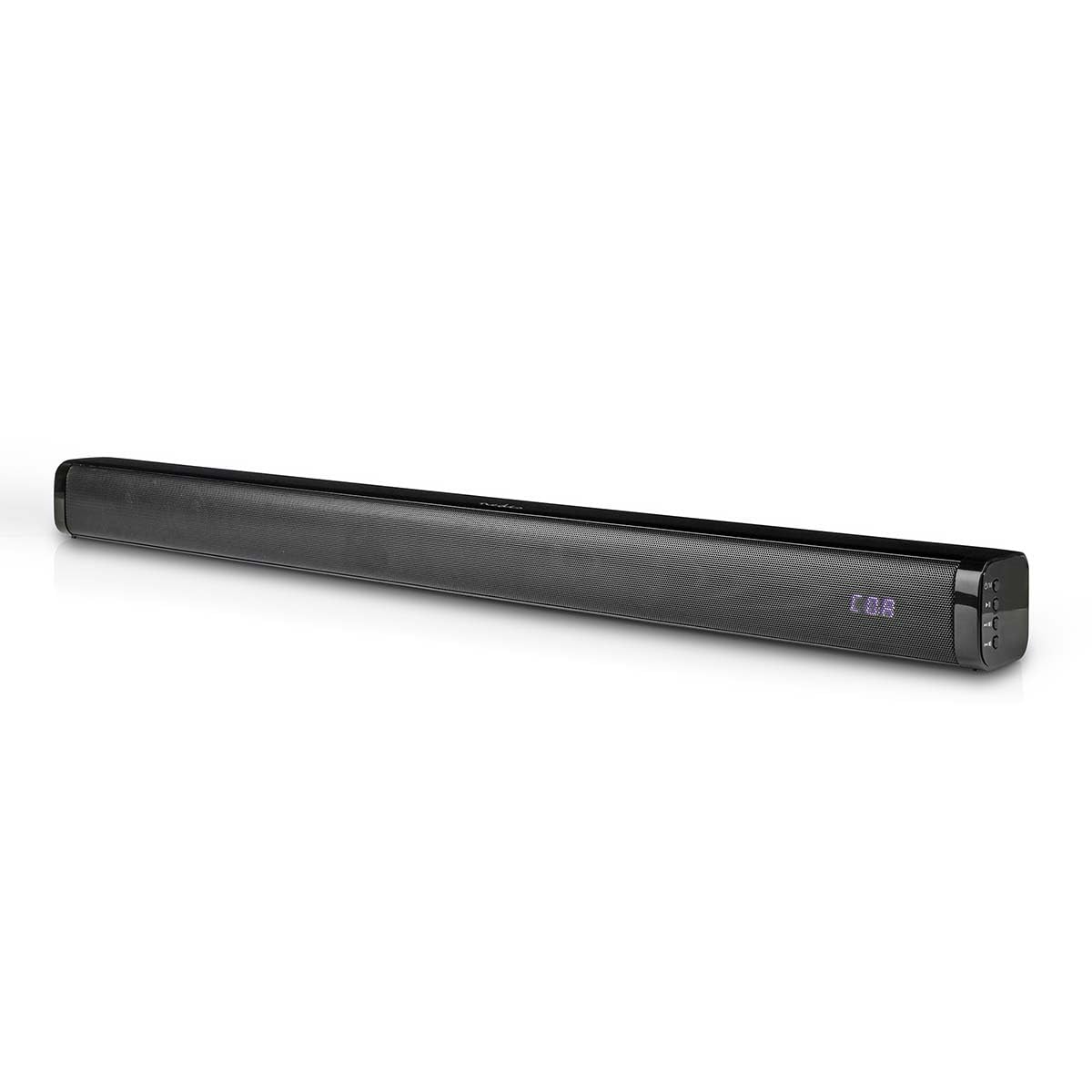 NEDIS Barra de Sonido | 2.0 | Programa DSP | 40 W | Schwarz - 1 x 3,5 mm / 1 x coaxial de Audio / 1 x Optisch / 1 x USB | 1 x HDMI (mit AR)