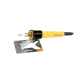 Pebaro 0290 Estación Profesional con pistón y 3 lijadoras de combustión, regulación Continua de la Temperatura, para Escribir, Dibujar y Grabar en Madera y Otros Materiales, Amarillo