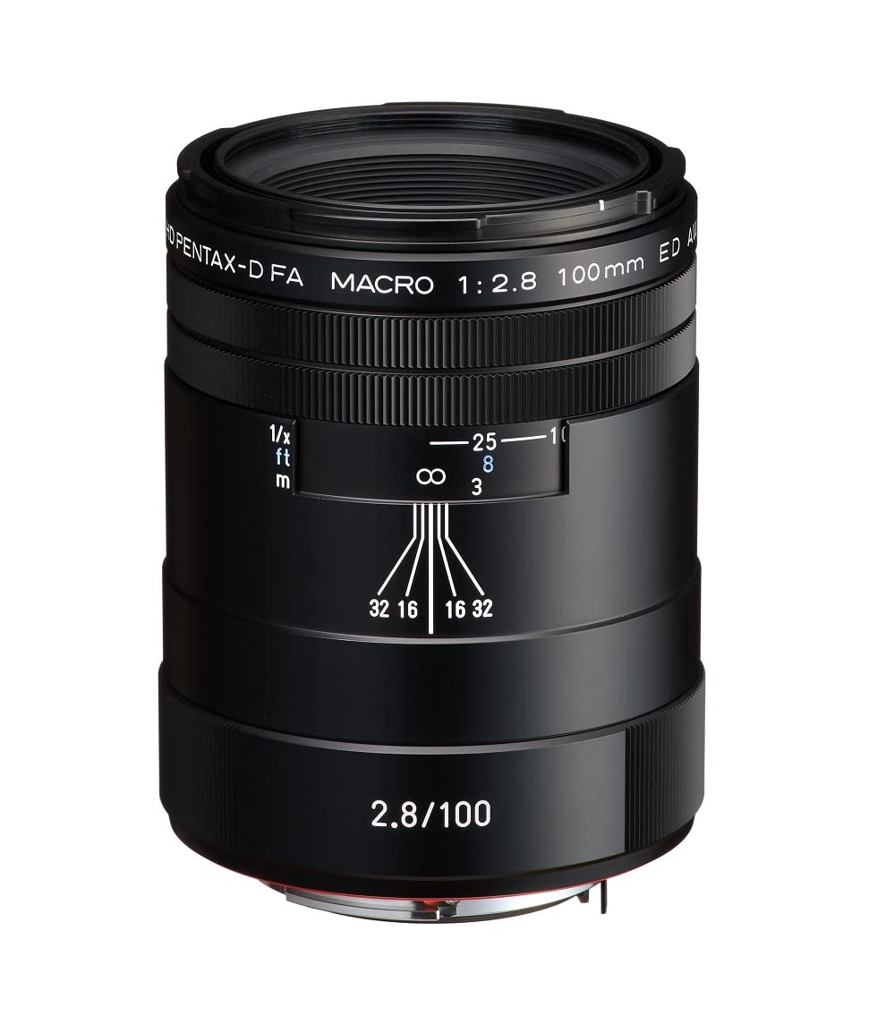PENTAX Objectif HD DFA 100mm Macro F2.8 ED AW Noir