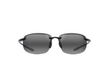 Maui Jim Hookipa Xlarge Gafas, Black Gloss, 68-14-145 Unisex Adulto