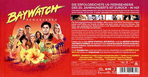 Baywatch HD - Komplettbox: Staffeln 1-9 inkl. Baywatch Hawaii HD (Fernsehjuwelen) [Blu-ray]