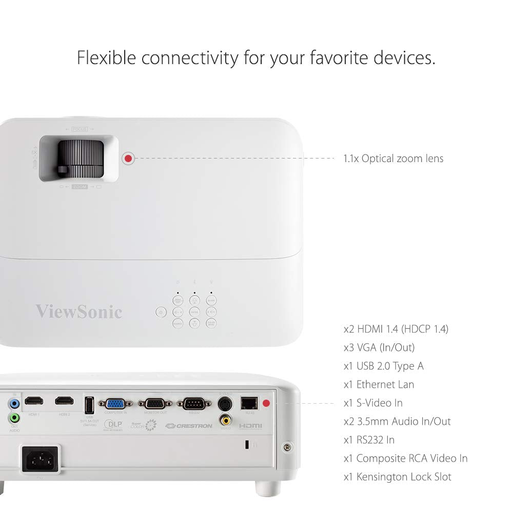 Viewsonic Proyector, Multicolor, Talla Única