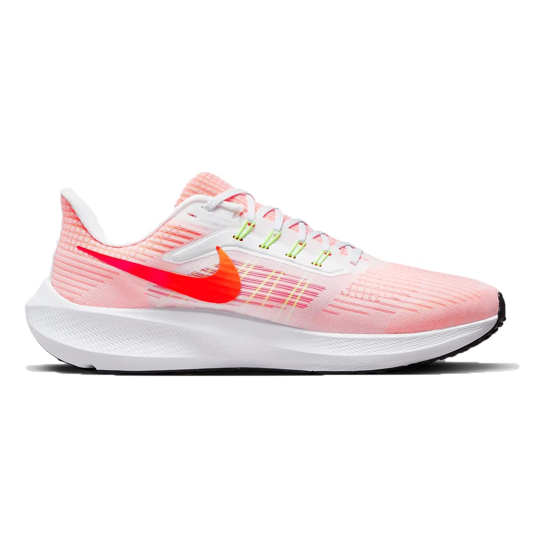 NIKE Air Zoom Pegasus 39, Zapatillas Deportivas Hombre, White Total Orange Bright Crimson Black, 41 EU