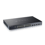 Zyxel Nebula Switch Inteligente de 24 Puertos Ethernet Gigabit con 4 Ranuras 10G SFP+ y Modo Cloud híbrido [XGS1935-28]