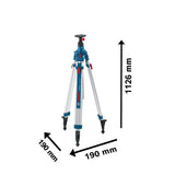 Bosch Professional trípode para láseres y niveles BT 300 HD (altura: 122–295 cm, rosca: 5/8")