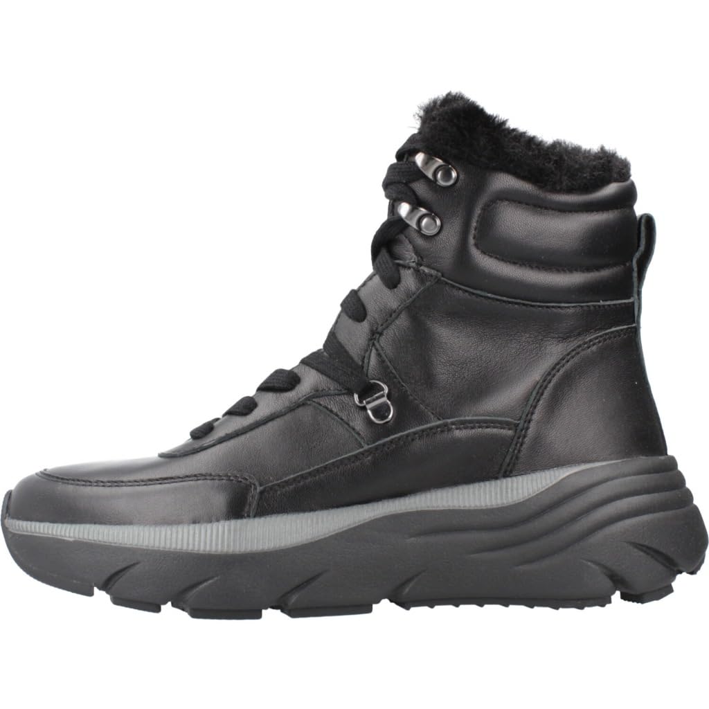 Geox D Diamanta D, Bota de Tobillo Mujer, Negro, 41 EU
