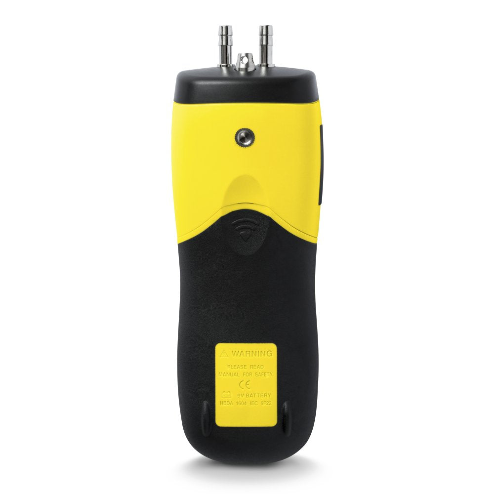 TROTEC Anemómetro de tubo de Pitot TA400 incl. certificado de calibración, Anemómetro profesional para medir la velocidad, flujo, presión y temperatura del aire