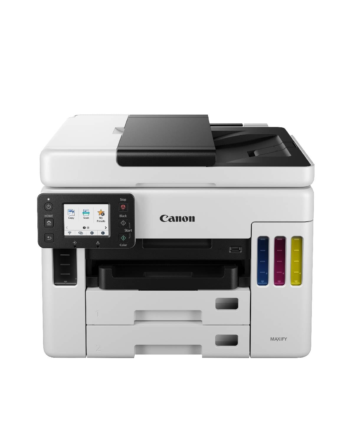Canon MAXIFY GX7050 – Impresora Multifunción MegaTank a Color, Copiadora, Escáner, Fax A4 | Casa y Oficina | Wi-Fi, Ethernet, USB | Inyección de Tinta