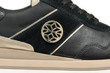 Geox D New KENCY A, Zapatillas Mujer, Black, 37 EU