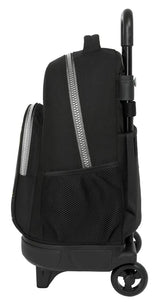 Safta BATMAN GAME OVER - Mochila Grande con Ruedas, Compacta, Extraíble, Ideal para Niños de Diferentes Edades, Cómoda y Versátil, Calidad y Resistencia, 33x22x45 cm