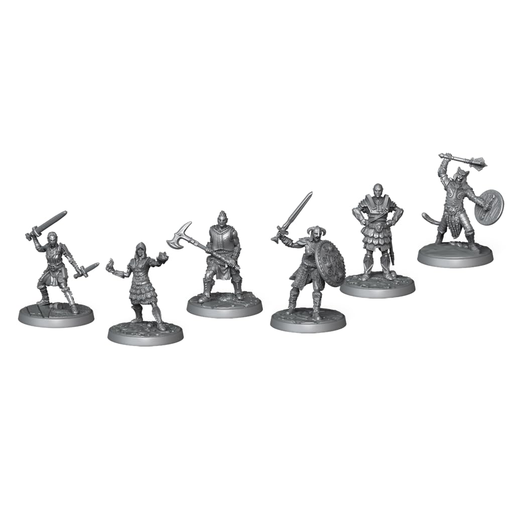 Modiphius Entertainment The Elder Scrolls V: Skyrim El Juego de Aventuras Juego de Mesa, A Partir de 14 Años, De 1 a 4 Jugadores, 60-120 Minutos por Partida, Español