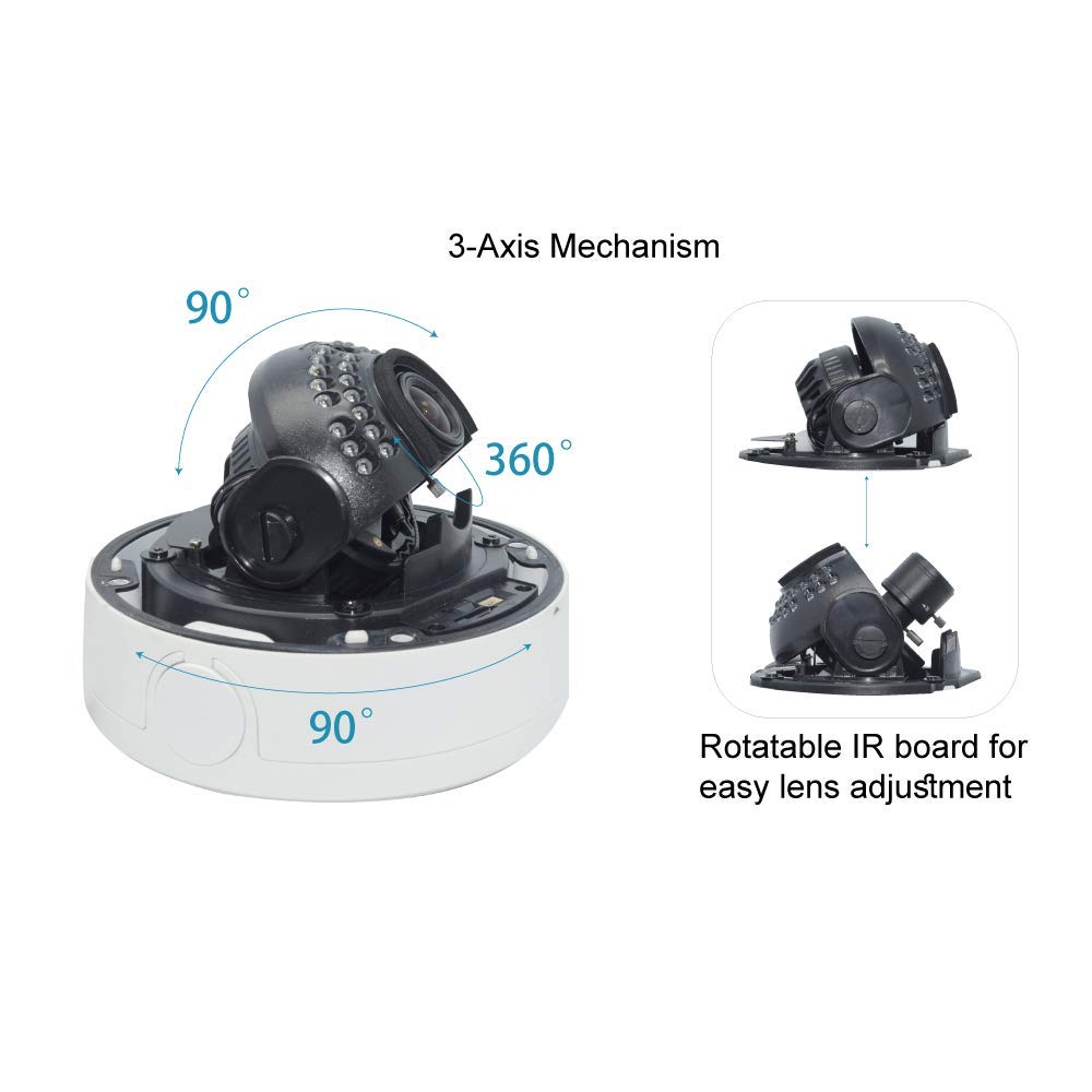 PROVISION ISR Provisión DAI+250IP5MVF 25M IR 3.3-12MM Motorized VARI-Focal Vandal-Proof Dome