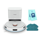 Philips Robot Aspirador Serie 2000-2700 Pa de Succión, Navegación Láser, App Homerun, Estación de Autovacío, 130 Minutos de Tiempo de Funcionamiento, Modo Alfombras (XU2100/20)