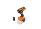 FEIN Práctico combo a batería. MULTIMASTER AMM 500 y taladro atornillador ASCM 18 QSW AS. Compatible con baterías Bosch Professional 18V y AMPShare