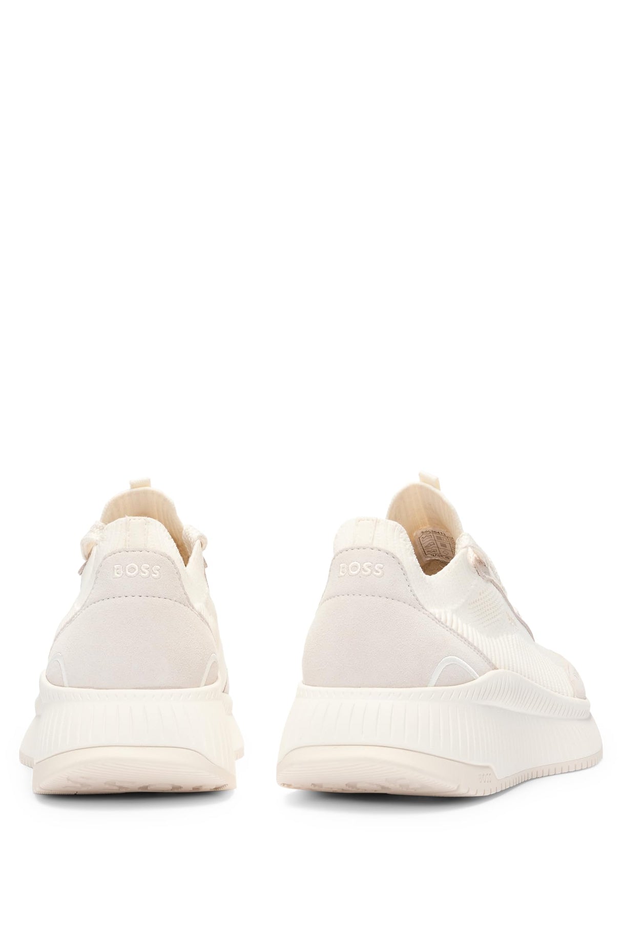 BOSS TTNMEVO_Slon_lowkn, Zapatillas Mujer, Open White118, 37 EU