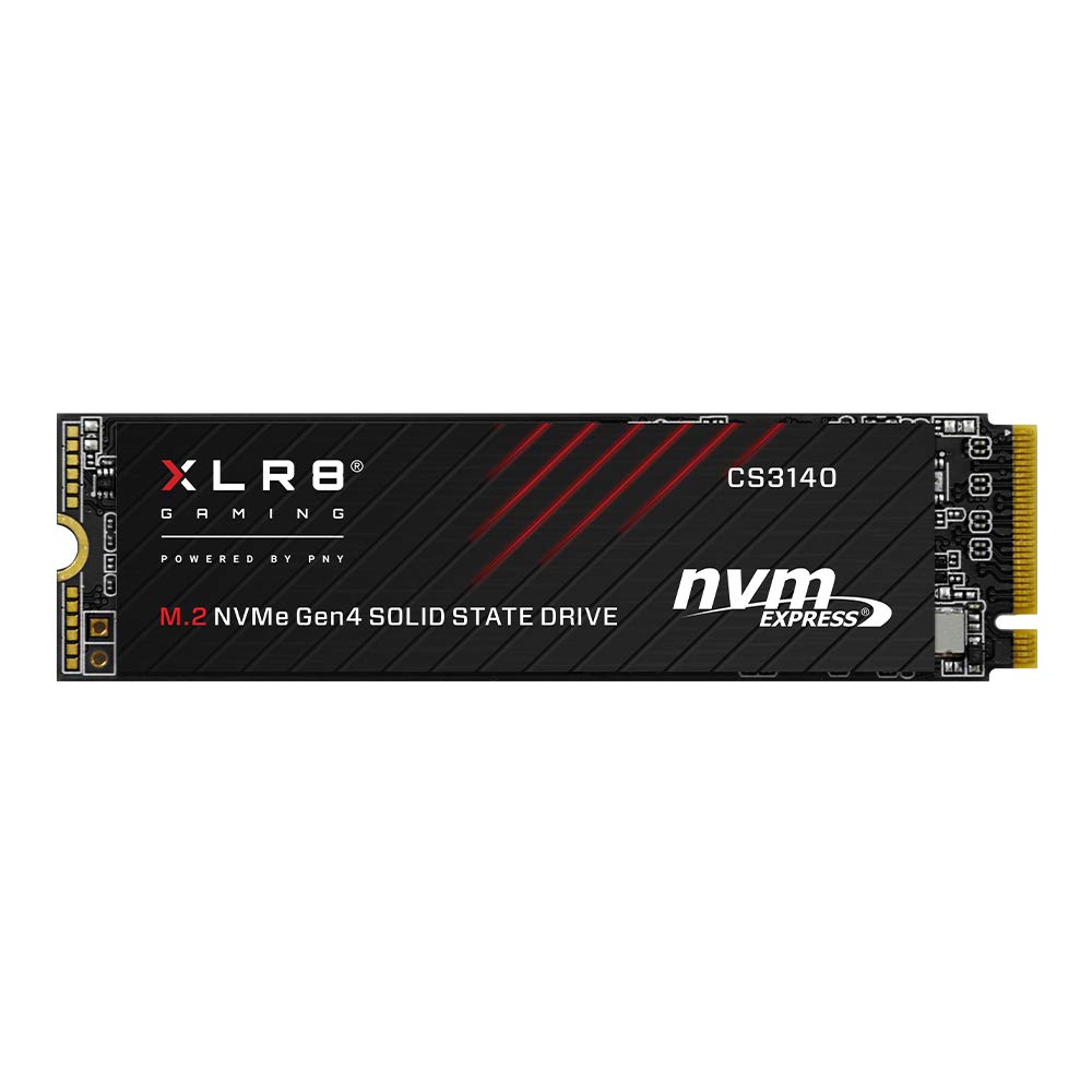 PNY XLR8 CS3140 M.2 NVMe Gen4 x4 Unidad de Estado Sólido (SSD) Interna de 2TB, Velocidad de Lectura hasta 7500 MB/s, Velocidad de Escritura hasta 6850 MB/s