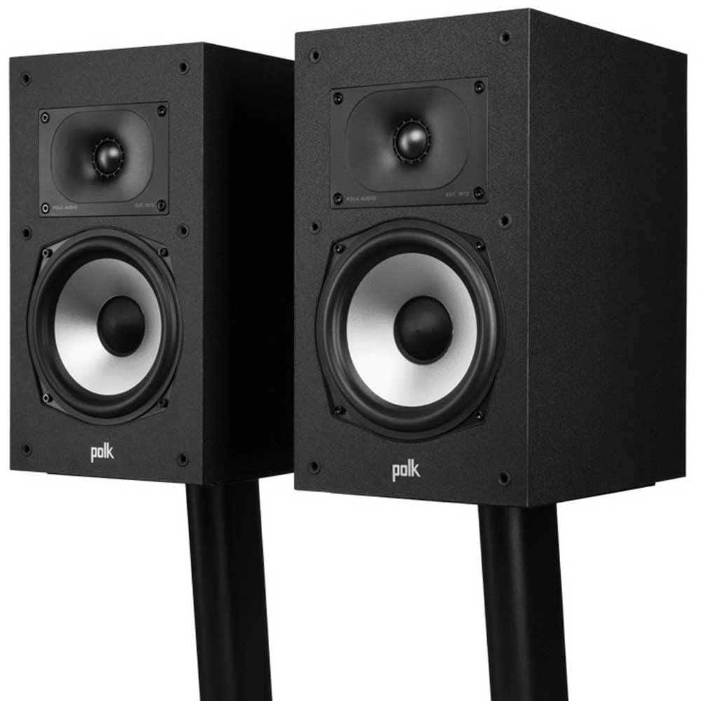 POLK AUDIO Monitor XT20 Altavoz de Estante, estéreo, Envolvente, Certificado de Alta resolución, Compatible con Dolby Atmos y DTS: X, Altavoces HiFi y de Cine en casa (par)