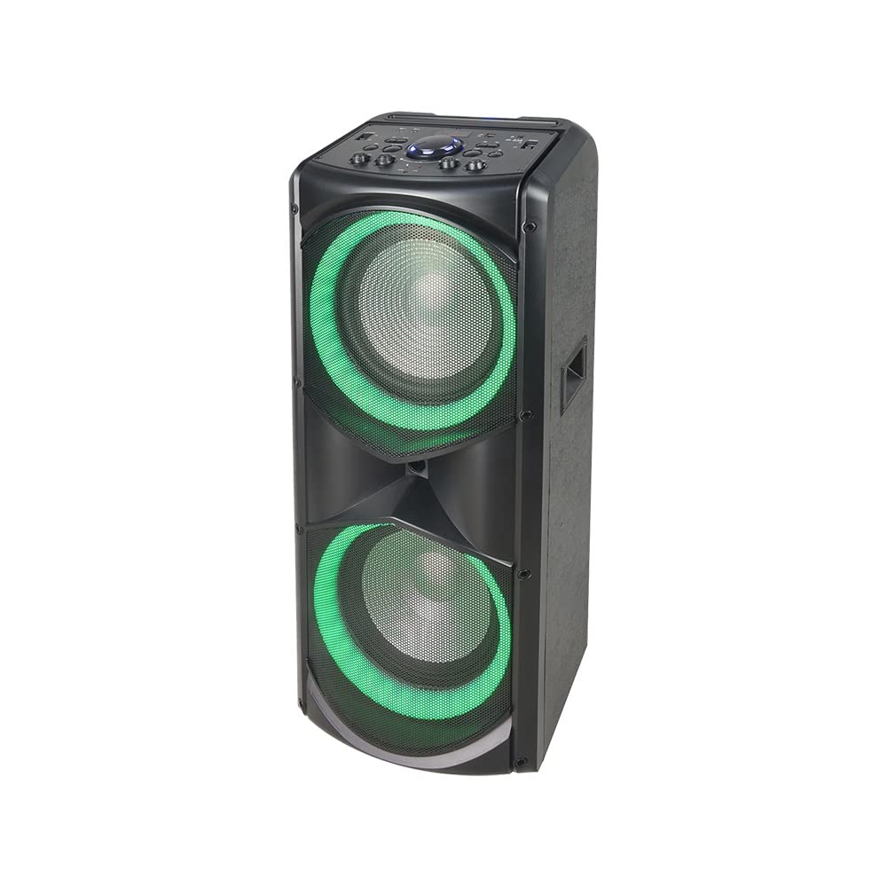 Monitor Altavoz inalámbrico BT Giant con Luces LED micrófono y Mando a Distancia 33179
