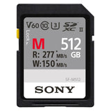 Sony SF-M 512GB Tarjeta de memória y Almacenamiento