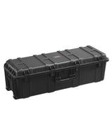 VEVOR Estuche Rígido Impermeable de 1120 x 405 x 342 mm de Gran Capacidad con 3 Asas, Estuche Protector IP67 con 6 Clips, 6 Orificios para Candado y Espuma Insertada para Equipos Grandes, Negro