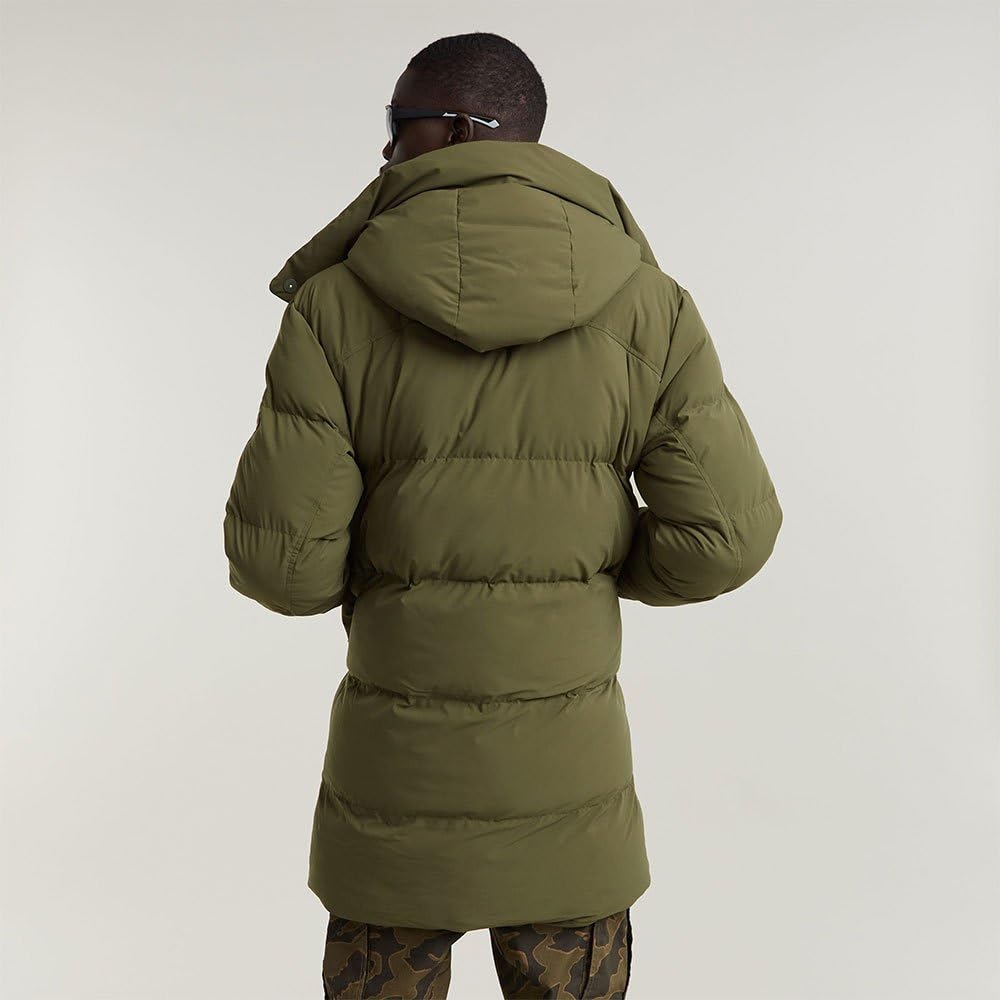 G-STAR Para Hombre G- Whistler Padded Hooded Parka 2.0, Verde (shadow olive D25347-D518-B230), L