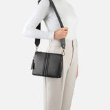 Geox D Clarissy, Bolsa para Mujer, Negro, Einheitsgröße