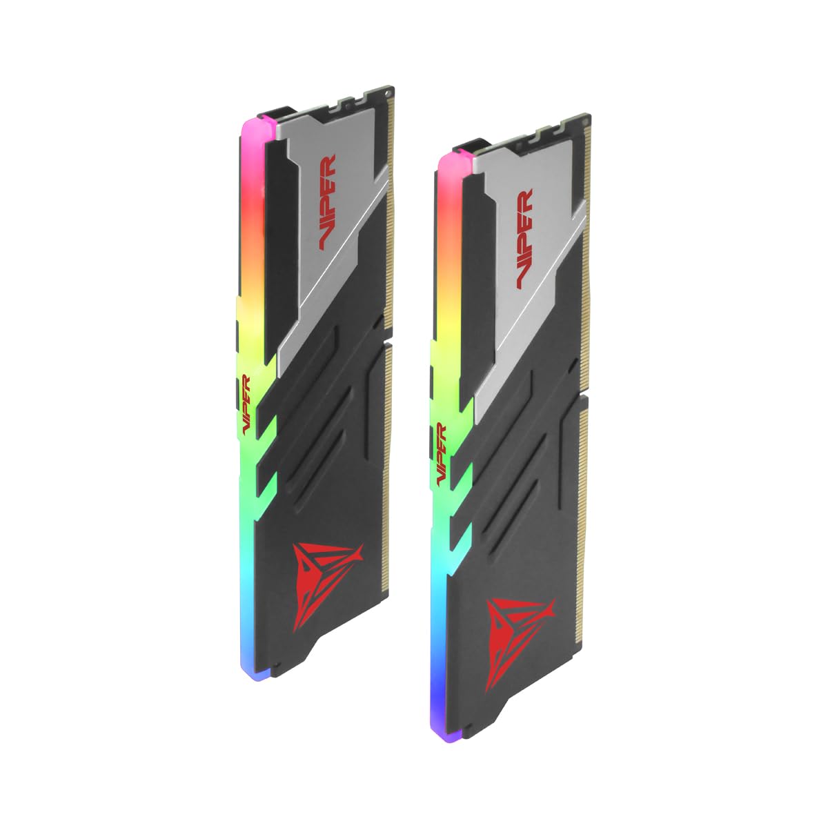 Memoria Patriot Viper Venom RGB DDR5 de 32 GB (2 x 16 GB) a 6400 MHz UDIMM para Juegos de Escritorio - Kit de Memoria PVVR532G640C32K