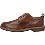 Clarks Shoes, Aldwin Limit, Mid Tan Lea, 9 (Men)
