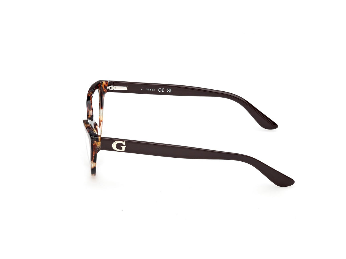 GUESS Gu50236 Marcos para Gafas recetadas, 052 Dark Havana, 54/17/140 para Mujer