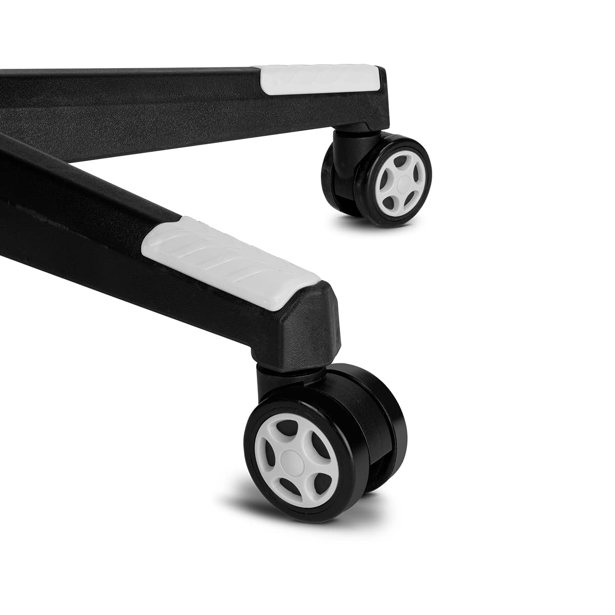 DRIFT GAMING DR90 – Silla Gaming ergonómica con reposacabezas y Lumbar, Respaldo reclinable 135°, Brazos 2D Ajustables, Tejido Transpirable, Base de Nylon y pistón de Gas Clase 4 – Gris/Blanco