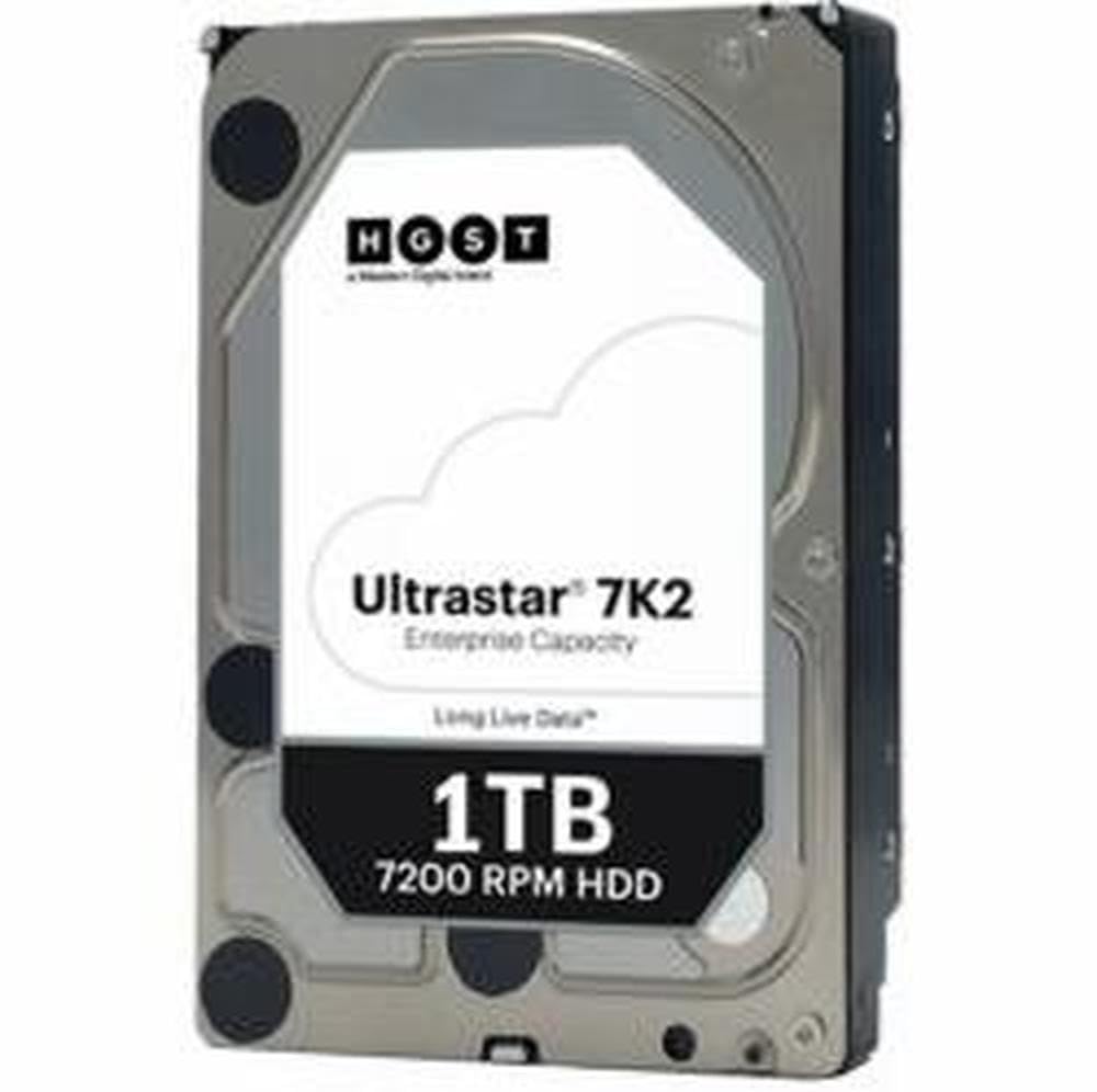 HGST Ultrastar 7K2, 1 TB 1000GB Serial ATA III - Disco Duro (1 TB, 3.5", 1000 GB, 7200 RPM, Serial ATA III, 128 MB, Unidad de Disco Duro)