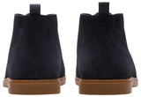 Clarks Torford Mid, Derby Hombre, Navy Suede, 43 EU