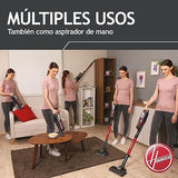 Hoover HF500 Plus Home HF522STH Aspiradora Escoba sin Cable, Accesorio 2 en 1, 45 min, Carga ultrarápida 2.5h, 15500 Pa, Dual led localizador de Polvo, Color Rojo
