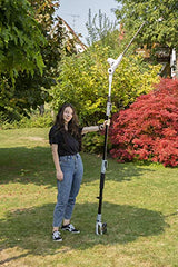 IKRA tijeras cortasetos telescópico a batería ICPH 2040, incl. 2x batería, cargador rápido y cinta de hombro