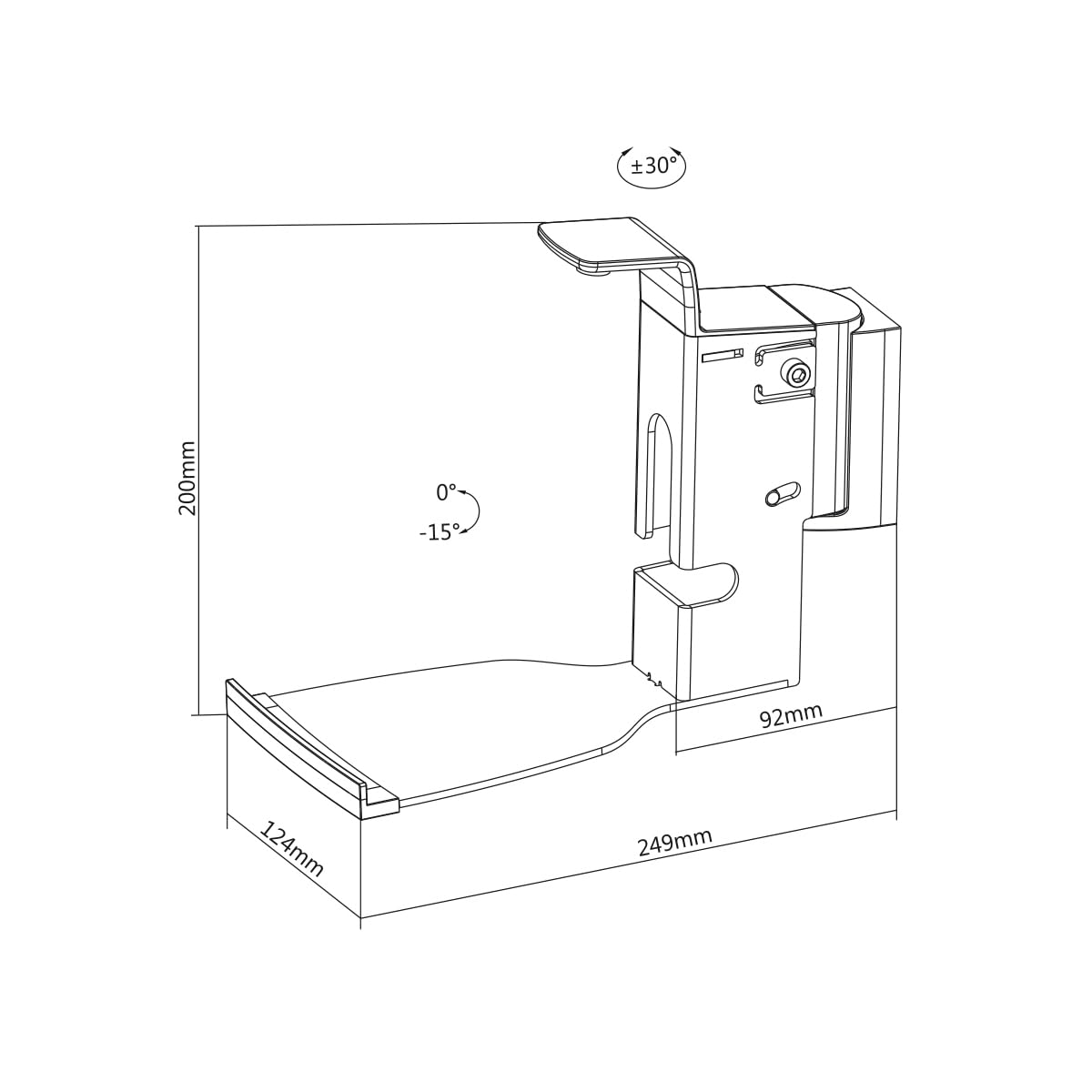 myWall - Soporte de Pared para Altavoces SONOS Play (2 Unidades, 5 Gen. 2)