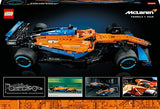 LEGO 42141 Technic Coche de Carreras McLaren Formula 1, Maqueta de Construcción para Adultos, Deportes de Motor, Replica Deportivo F1 Coleccionable, Regalo para Hombres y Mujeres