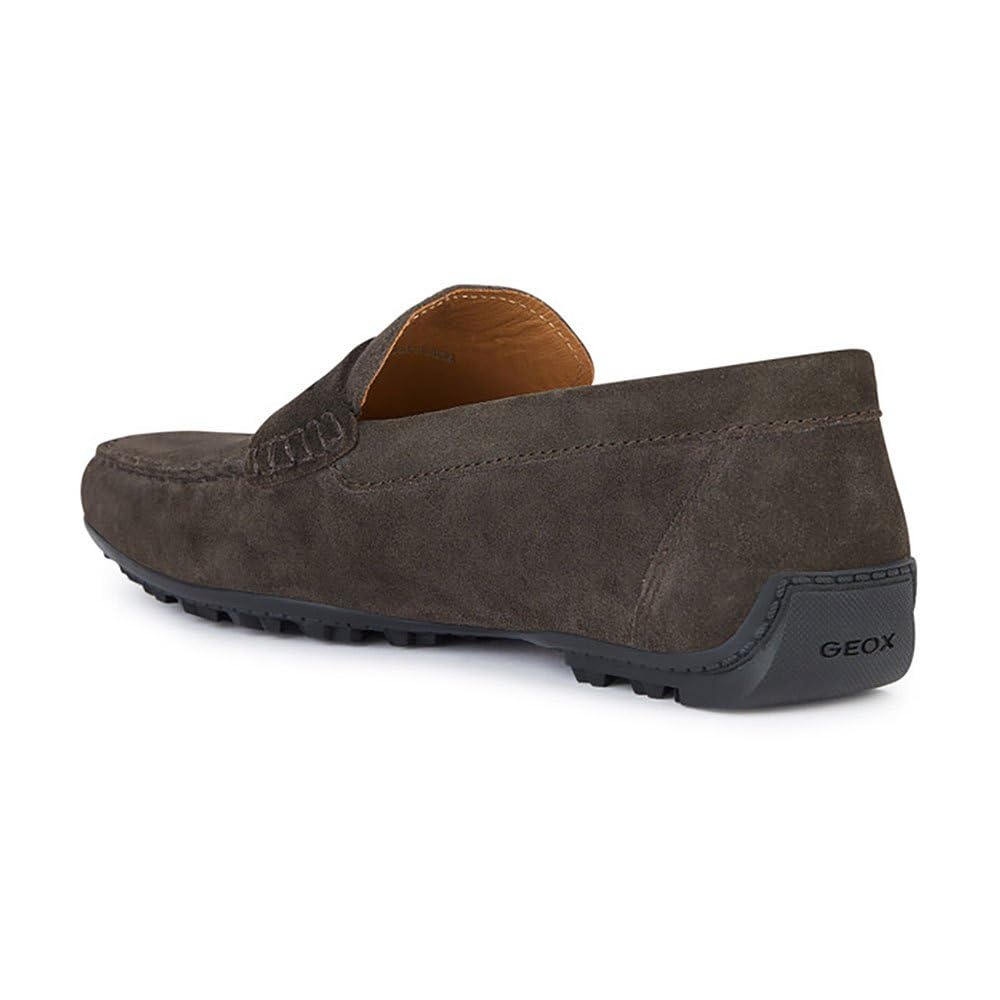 Geox U Kosmopolis + Grip, Mocasin Hombre, marrón Oscuro, 43.5 EU