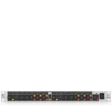 Behringer CX3400 V2 Crossover Estéreo De 2 Vías/3 Vías/Mono De 3 Vías De Alta Precisión Con Limitadores, Retardos Del Tiempo Ajustables Y Corrección De Bocina De C