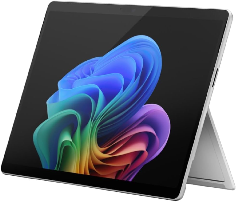 Microsoft Surface Pro (sin Adaptador de Corriente) | Copilot+ PC | Pantalla táctil OLED de 13 Pulgadas | Snapdragon® X Elite (12 núcleos) | 32 GB de RAM | SSD de 1 TB | Último Modelo, 11ª edición |