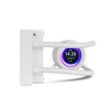 NOX XTREME PRODUCTS X-240 LCD WHITE - Refrigeración líquida ARGB con pantalla LCD personalizable, Intel y AMD, 2 ventiladores 120mm control PWM, bomba base de cobre, radiador doble aluminio, blanco