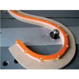 CMT TMP-2000 - Plantilla flexible naranja para fresado 18x18mm l=2000mm