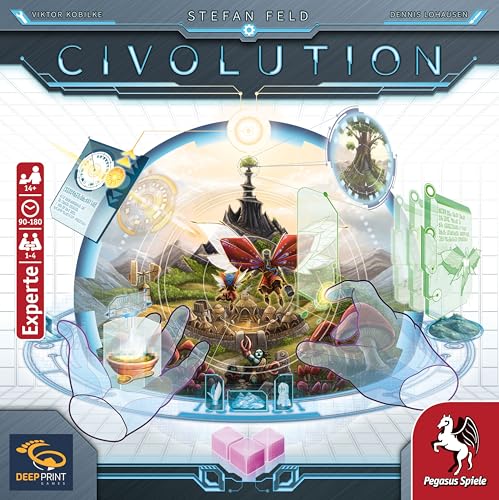 Pegasus Spiele- Civolution (Deep Print Games), tamaño (57822G)