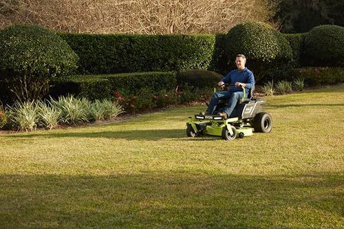 RYOBI - Bandeja Recogida de 220 L + Lote 2 Cuchillas de Repuesto 53 cm (Especial Recogida) para Rider con batería ZTR480EX - RAC453