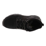 Skechers Respected Boswell, Botas Hombre, Black Leather W/ Synthetic, 45 EU