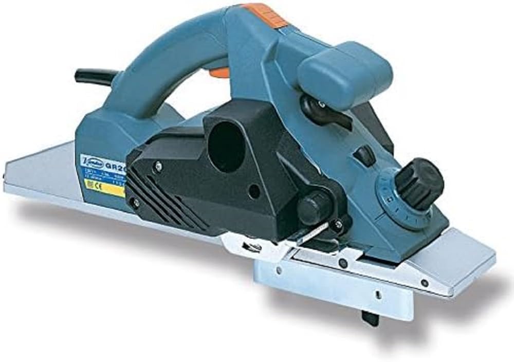 VIRUTEX 2000400 - Cepillo garlopa GR.120P 230V 900W ancho corte 82mm galce 0 a 25mm con maletín 4,6 Kg