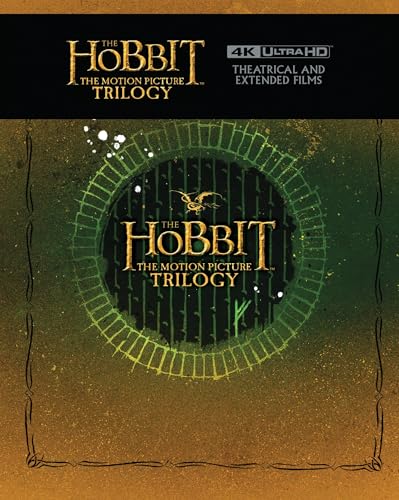 The Hobbit Trilogy: Steelbook Collection [Theatrical and Extended Edition] [4K Ultra HD] [2012] [Blu-ray] [Region Free]